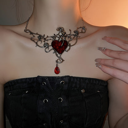 Sparkling Rhinestone Gothic Necklace