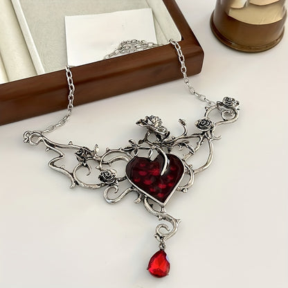 Sparkling Rhinestone Gothic Necklace