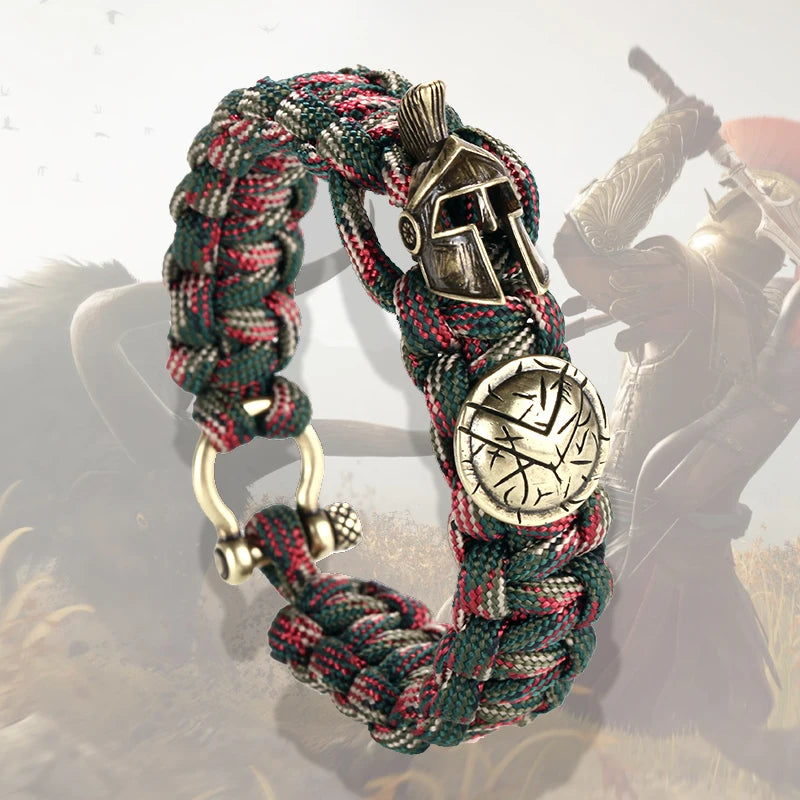 Spartan Warrior Helmet Bracelets