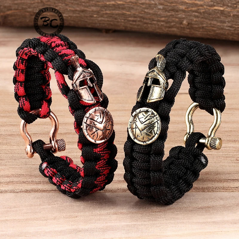 Spartan Warrior Helmet Bracelets