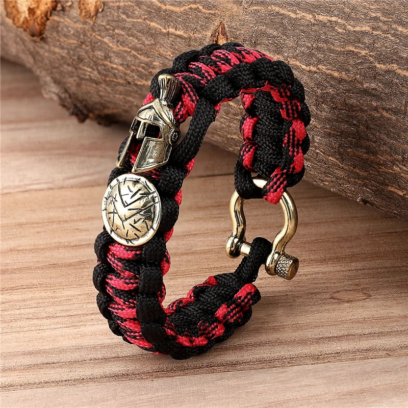 Spartan Warrior Helmet Bracelets