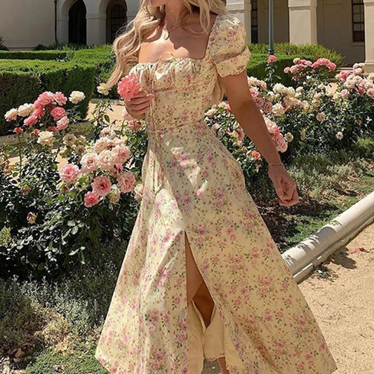 Floral Split Dress