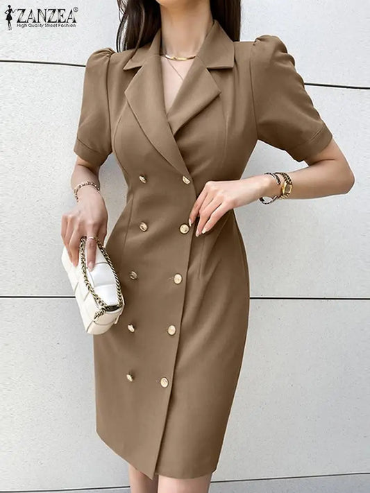 Lady Suit Cinched Waist