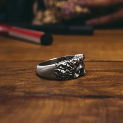 Venus Sculpture Half Face Ring