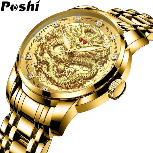 POSHI Gold Dragon Quartz