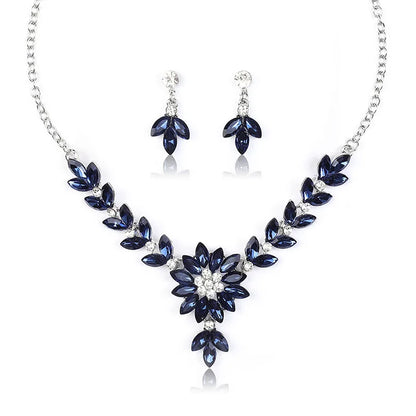 Floral Designer Necklace Set