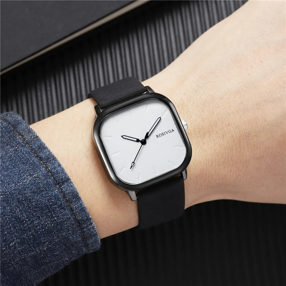 Vintage Leather Quartz Men Watch