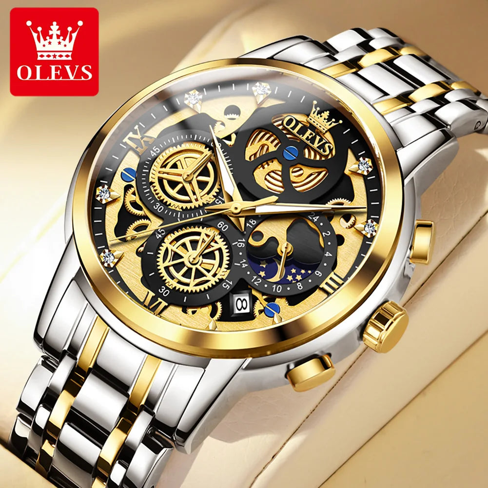 OLEVS Gold Skeleton