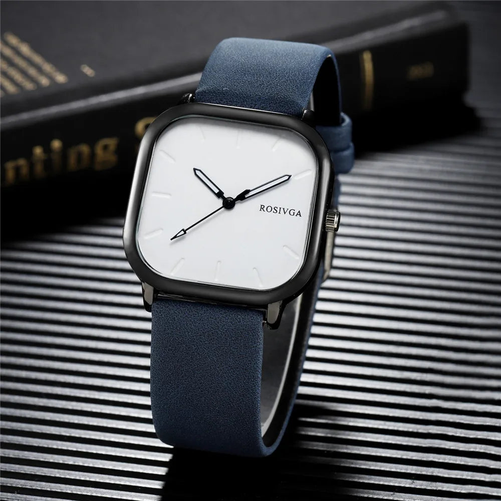 Vintage Leather Quartz Men Watch