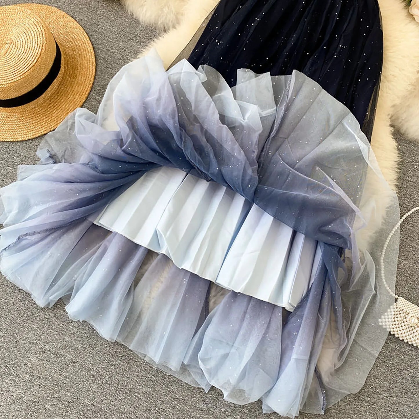 Star Sky Gradient Skirt