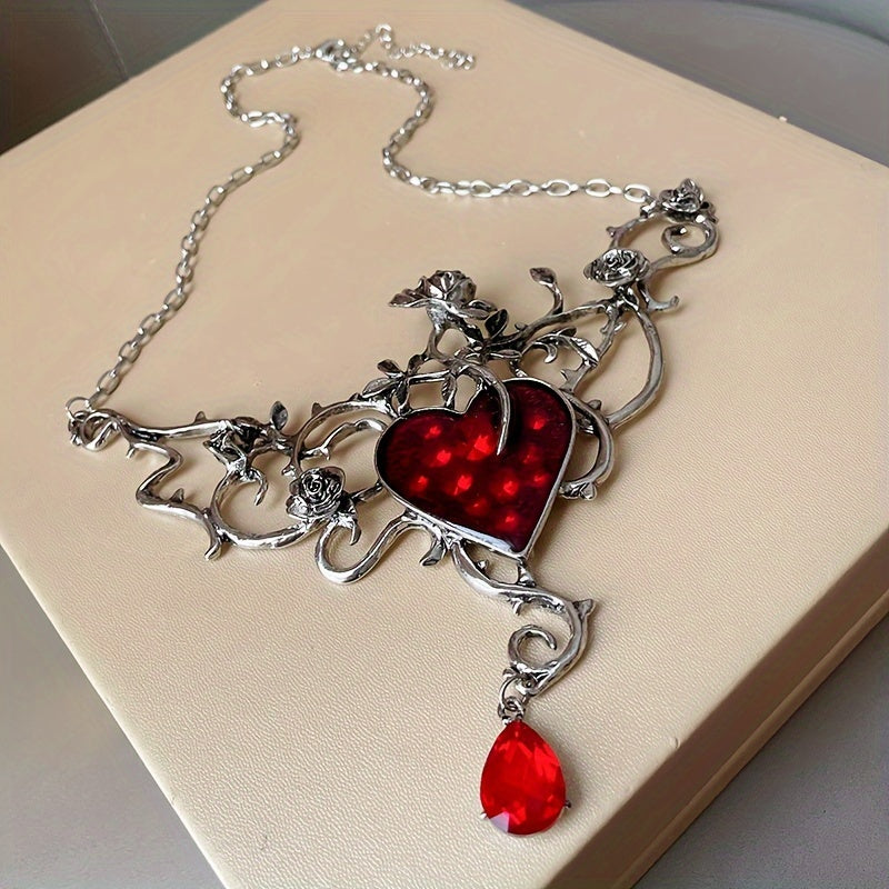 Sparkling Rhinestone Gothic Necklace