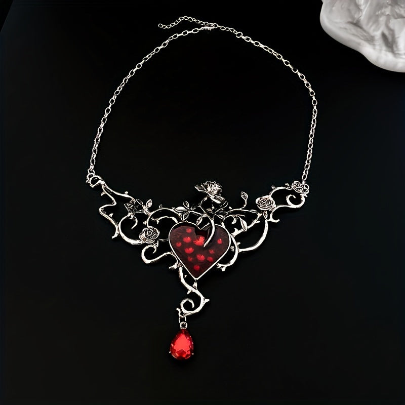 Sparkling Rhinestone Gothic Necklace